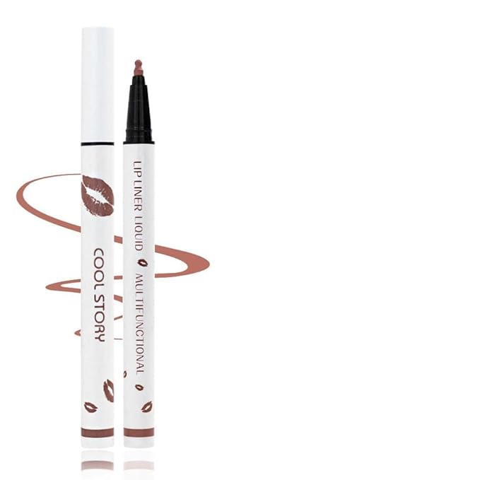 COOL STORY Lip Liner Pencil - Matte Lip Tint Stain Marker - Long Lasting Waterproof 03#