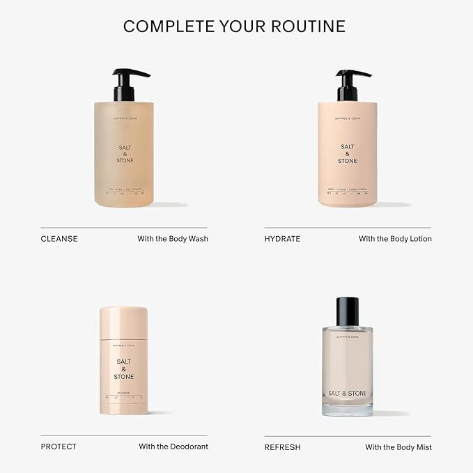 Salt & Stone Body Lotion for Women & Men | Hydrates, Nourishes & Softens Skin | Restores Dry Skin | Fast-Absorbing | Cruelty-Free & Vegan