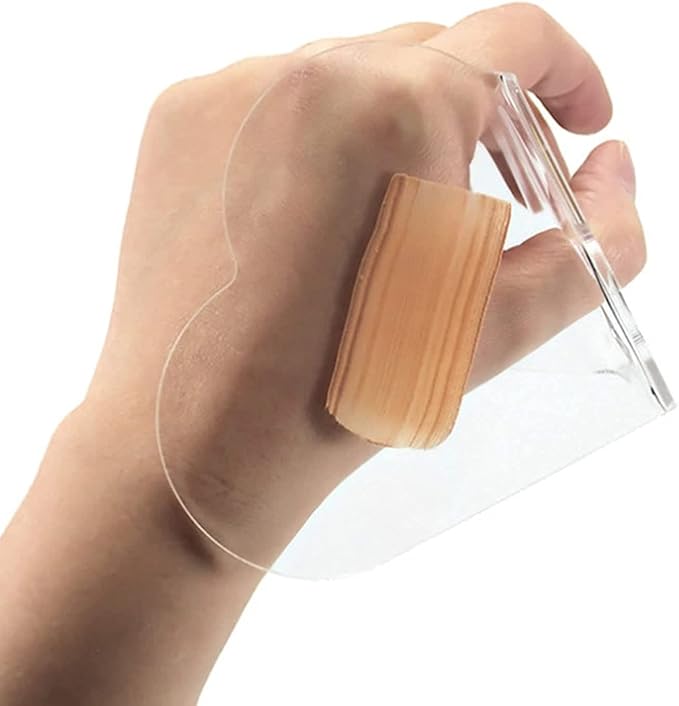 Clear Acrylic Palette Makeup Eyeshadow Foundation Lipstick Palette Paint Tray Palette Nail Art Palette Nail Art Painting Color Mixing Palette Tray Manicure Nail Gel Polish Watercolor Mixing Tool Heart