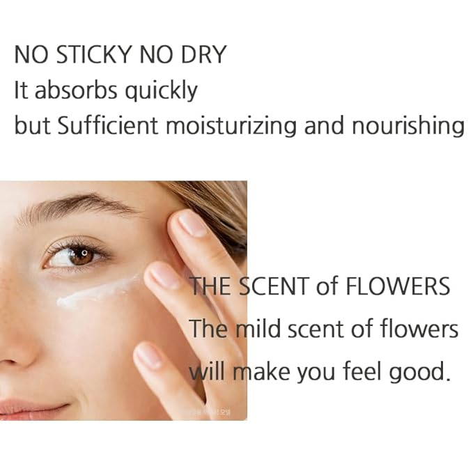 Wrinkle Repair Collagen EYE CREAM, Korean eye cream, under-eye night cream for anti aging, moisturising, no greasy or too light texture, mild powdery scent, 1.01 fl. Oz