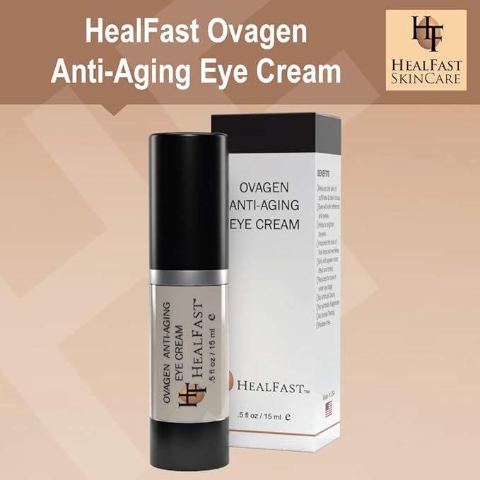 The Original Ovagen Anti-wrinkle Eye Cream with Retinol (.5 Oz) | Smooth Fine Lines and Hyaluronic Acid to Brighten Dark Circles and De-Puff Bags Skincare