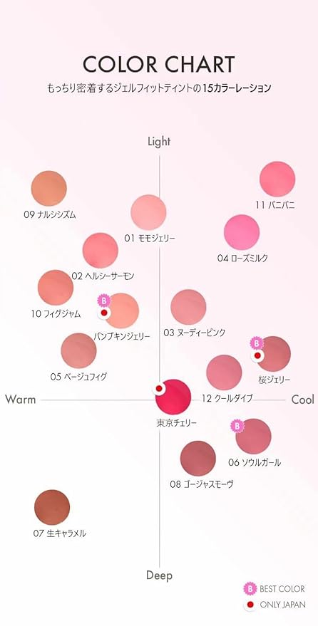 Amuse SEOUL JEL-FIT TINT (01 BOKSOONGA JELLY)