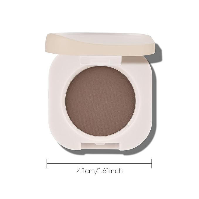 KYDA Single Matte Eyeshadow, Coffee Brown Shade, Ultra-fine Lightweight Powder, Multiuse Blendable Formula, Daily Matte Eyes Makeup, Mocha