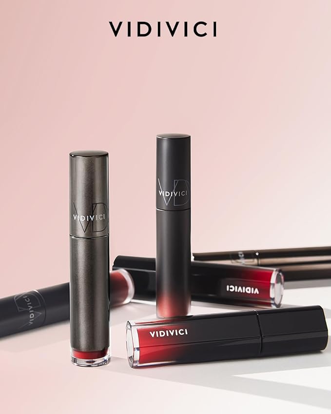 VIDIVICI Millennial Tint Glit - Transfer Proof Moisture Korean Lip Tint with Long-Lasting Color, Lightweight Water Jelly Texture, Hydrating & Smudge-Free Lip Stain, 0.13oz (09 SALTED PEACH)