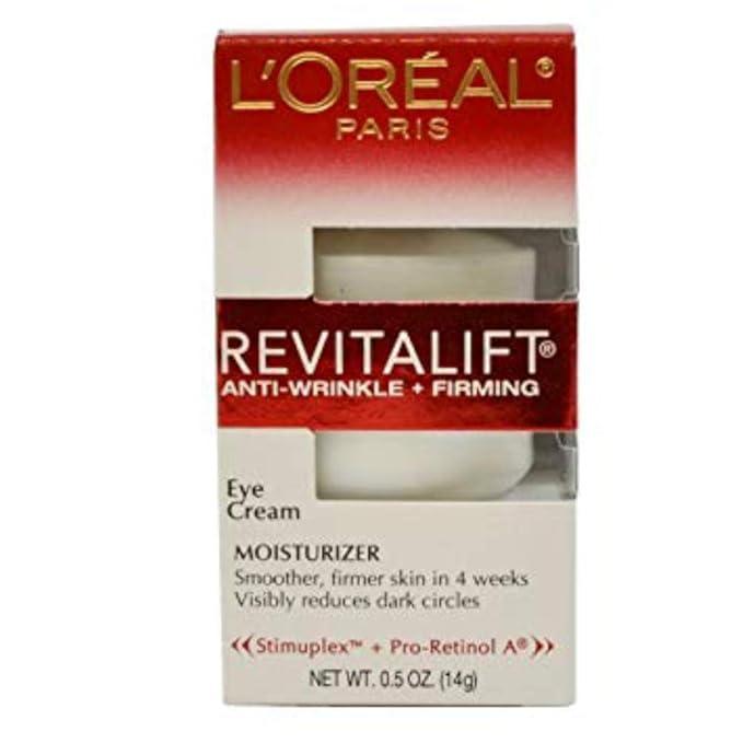 L'Oreal Skin Expertise RevitaLift Complete Eye Anti-Wrinkle & Firming Cream 0.50 oz (Pack of 4)