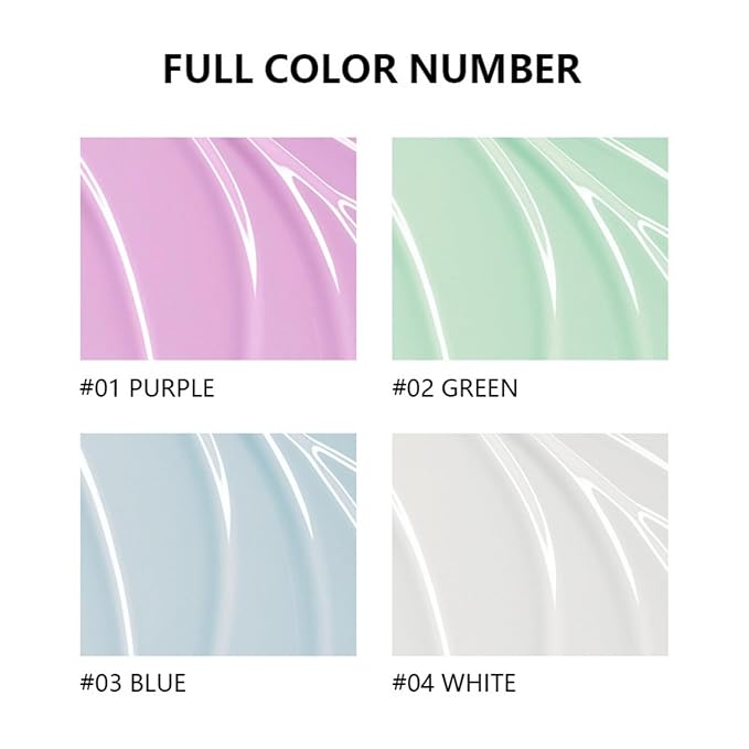 MAEPEOR Moisturizing Face Primer 4 Colors Long Lasting Matte Face Primer For Neutralizing Uneven Skin Tones & Brightening Complexion (02 Green)