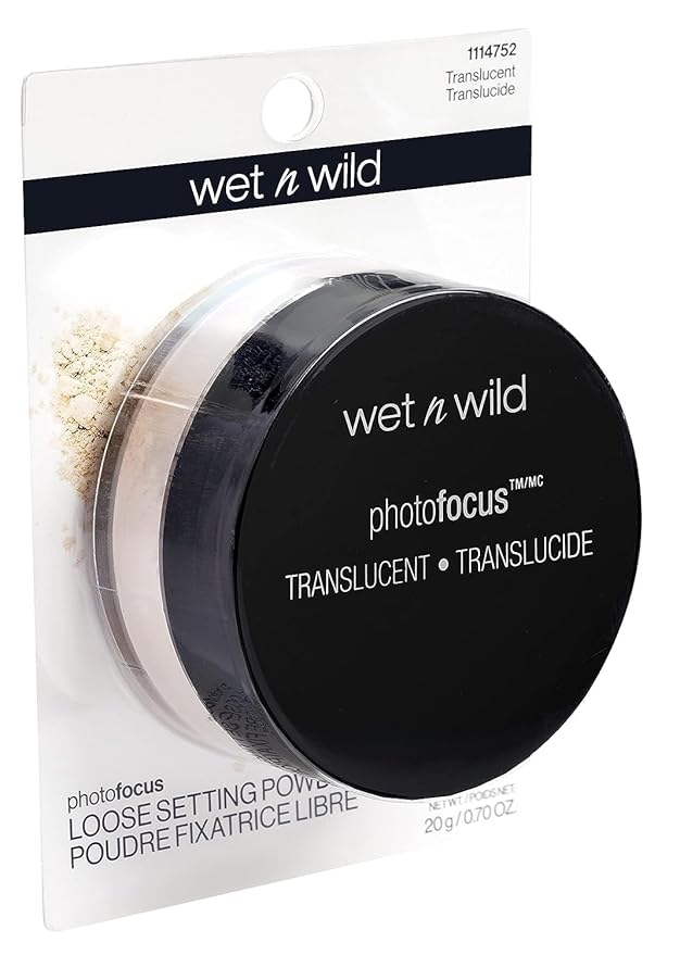 wet n wild Loose Setting Powder Photo Focus Loose Finishing Powder Off-White Translucent