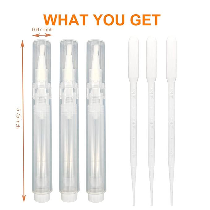 3-Pack 6ml Upgraded Refillable Cuticle