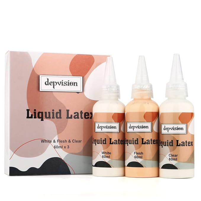Depvision Liquid Latex 3 Colors Set White Fresh 60ml