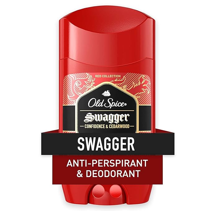 Old Spice Red Zone Anti-Perspirant Deodorant Invisible Solid Swagger, 2.6 Ounce (Pack of 3)
