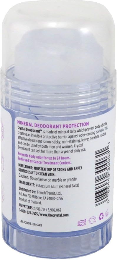 Crystal Deodorant Stick 4.25 Ounce (125.7ml) (6 Pack)