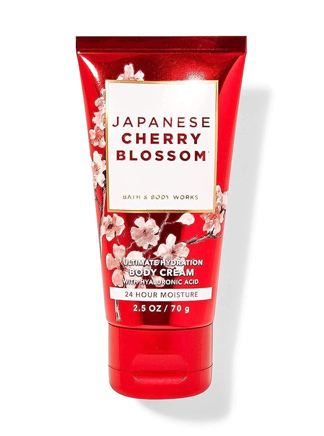 Bath and Body Works Travel Size Ultra Shea Body Cream 2.5 Oz (Japanese Cherry Blossom)