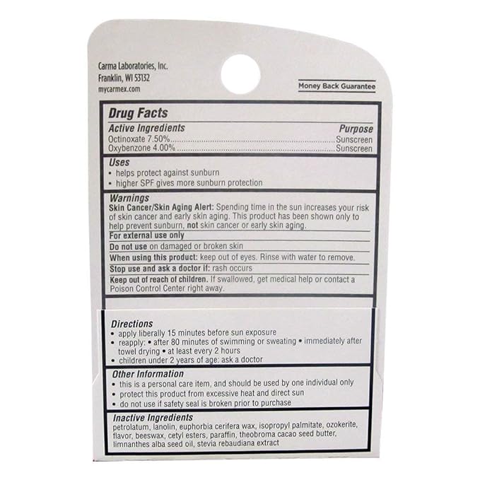 Carmex Click-Stick Moisturizing Lip Balm SPF oz