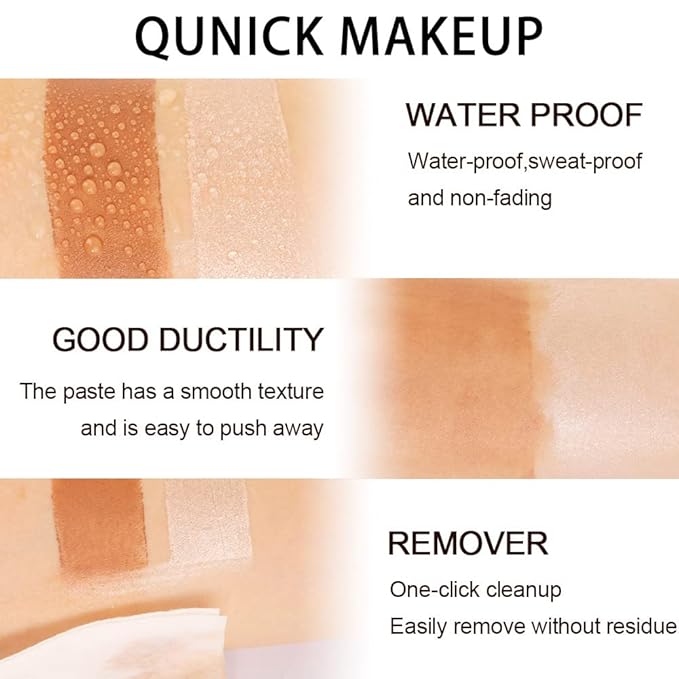 evpct 2Pcs Cream Contour Foundation Stick for Neutral