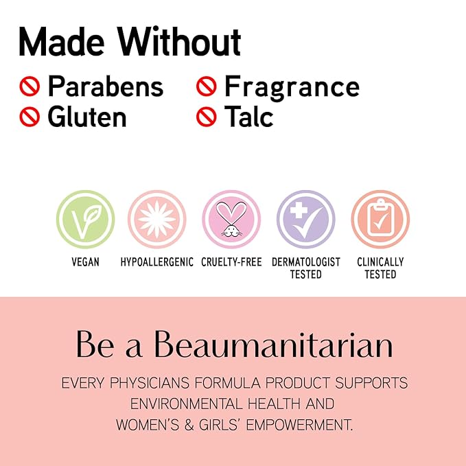 Physicians Formula Mineral Wear®Diamond Filler Cheek & Lip Color, Serum-to-Cream Multi-Use Liquid Blush Formula, Plumps & Smooths for Fuller Looking Cheeks & Lips, Monochromatic Look - Radiant Pink