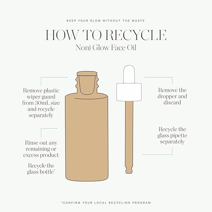 KORA Organics Noni Glow Hydrating Face Oil with Rosehip, Gua Sha Oil, Certified Organic, Cruelty Free, 1.01 fl oz - Beauty Products for Women