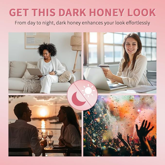 2PCS Honey Lipstick Tinted Lip Balm - Sheer Hydrating for All Skin Tones - Moisturizing Lip Color, Nourishing for Dry Lips (Pink)