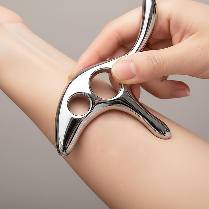 BYYDDIY Gua Sha Trigger Point Massage Tool -Thumb Protector,Deep Tissue Massage,Muscle Scraper Tool (T)