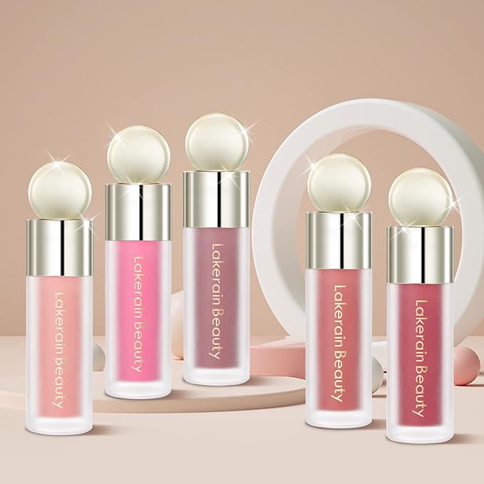 Liquid Blush, Natural Matte Velvet Finish, Soft Cream Coral Red)