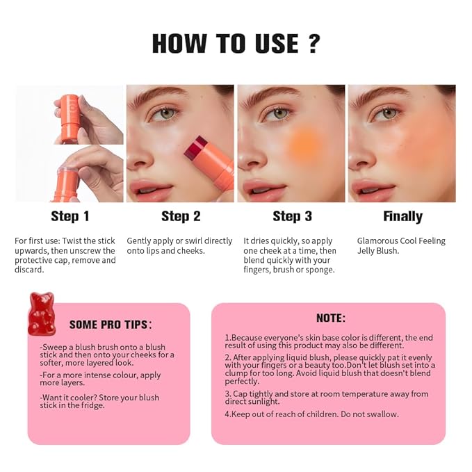 Multi-Use Cooling Water Jelly Blush/Lip Tint & Eye