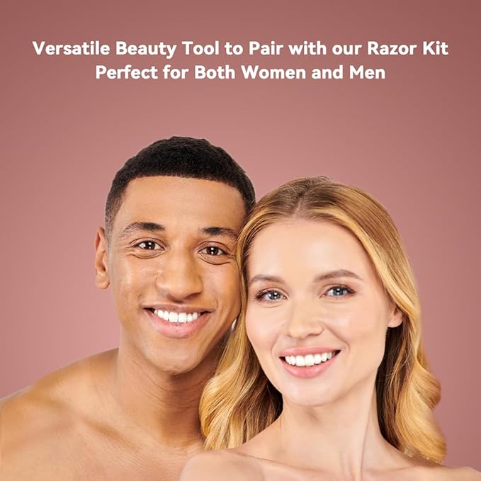 Hair Identifier Spray for Face Shaving - Gentle Facial Shaving Dermaplane Spray for Smooth, Glowing Skin, hair identifier spray for face dermaplaning Suitable for All Skin Types, Includes 6 Razors