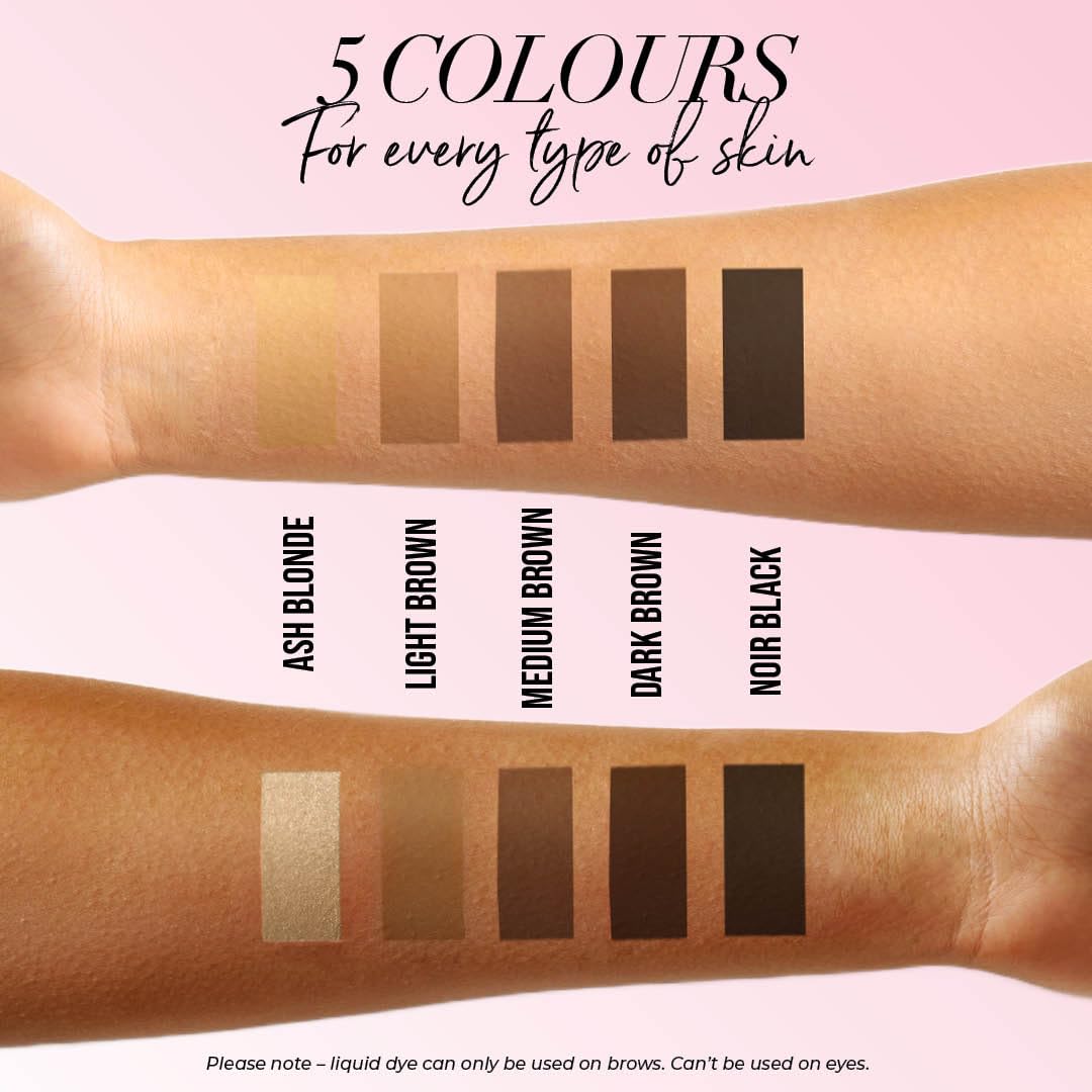 Hybrid Liquid for Professional Eyebrow Kit-150 Applications (Multicolor)