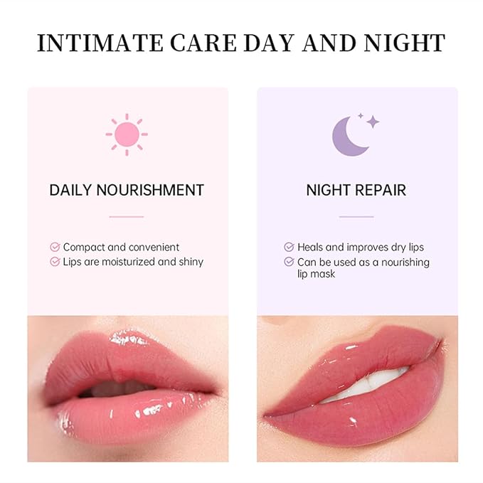 6 Color Hydrating Lip Butter Balm, Moisturizing Lip Repair, Lightweight Nourished Lip Glossy Christmas for Women (03 Brown Sugar)