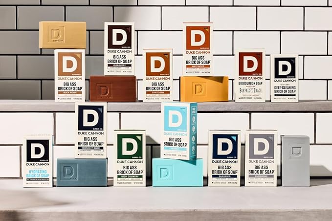 Duke Cannon Big Brick of Soap - High Country | 10 oz. Triple Milled Bar Soap | Birchwood & Tonka Scent | Supports U.S. Veterans, 3 Pack