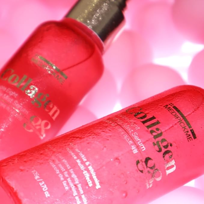 Collagen Double Eight Facial Mist Serum 100ml – Hydrating Face Mist & Makeup Setting Spray with Deep Collagen Barrier Protection for Long-Lasting Moisture & Radiant Skin