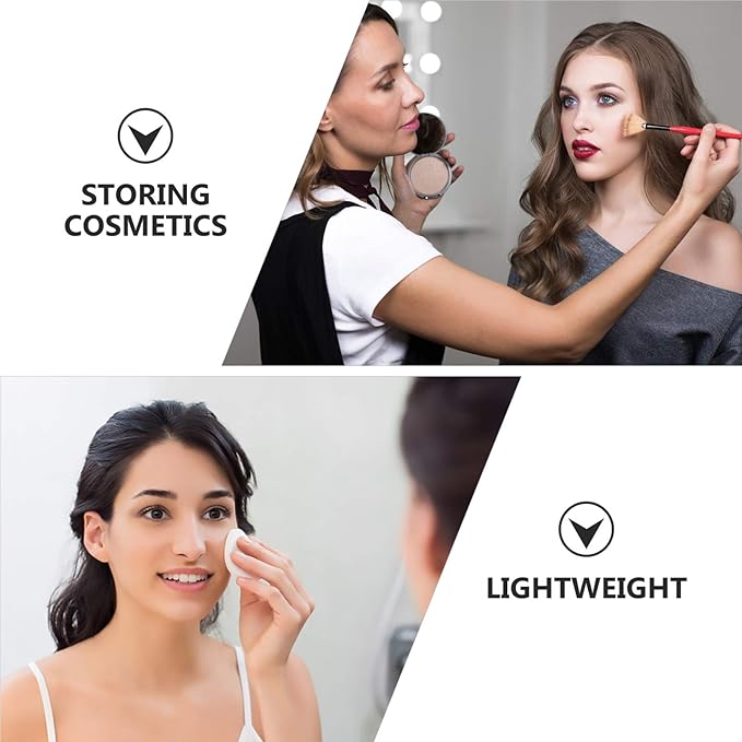 Powder Container 2pcs Loose Powder Containers with Elasticated 5g