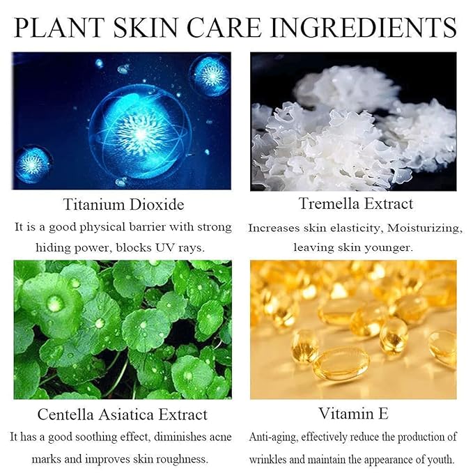 Mushroom Head Air Cushion CC Cream Nature Foundation,Moisturizing BB Cream Makeup Long Lasting Matte Concealer, Bright Makeup Base Long Lasting with Mushroom Makeup Sponge(#05 Sand)