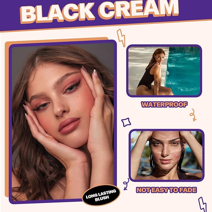 VANERIA Color Changing Blush,Ph Reacting Creme Blush,Pink Blush for Cheek and Lip Tint,Long Lasting Non Fading,Cream Blush Stick Waterproof,Vegan,Cruelty-Free,5g/0.18oz