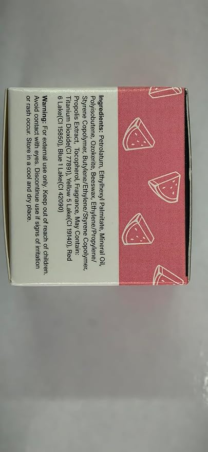 2 PCS Bee Lip Balm Honey Pot, Watermelon & Strawberry Sleeping Lip Mask Overnight, Hydrating Prevention Dry and Cracked Lip Scrub, Reduces Lip Lines, Brightening Lip Color