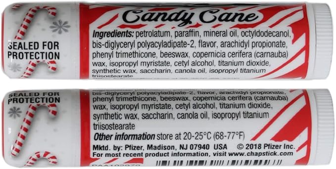 ChapStick Candy Cane, 0.15 Ounce (Pack