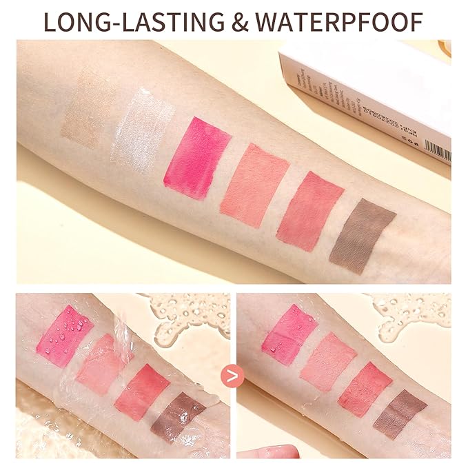 Erinde 3 Colors Liquid Highlighter Blush Contour Set,