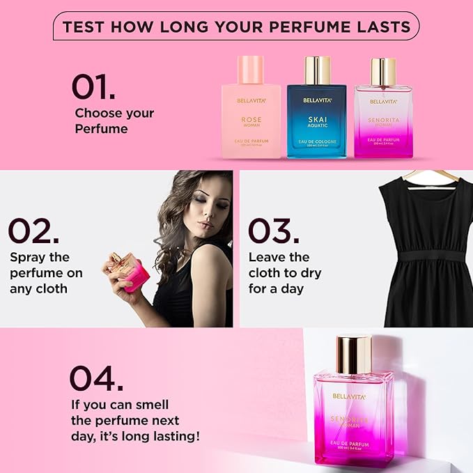 Bella Vita Luxury Women's Gift Set Combo - Honey Oud & Senorita Perfumes for Women | Patchouli, Vanilla, Bergamot, Mint, Peony Mahogany & Amber | Long Lasting | Vegan & Cruelty Free- 2 * 100 ML