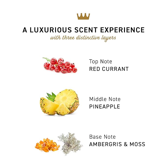 Cremo Rich-Lathering Golden Amber Body Wash for Men, Notes of Red Currant, Pineapple, Ambergris and Moss, 16 Fl Oz