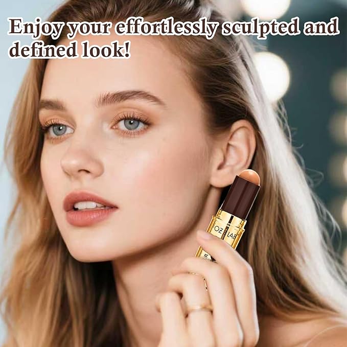 Beauty Shape of You Contour Stick – Multi-Use Creamy Formula for Contouring and Eyeshadow – Available in 4 Shades (04 - Tan To Dark, 8G / O.28 FL.OZ(pack of 1))