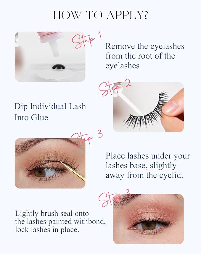 Eyelashes Natural Look Wispy Lashes Flared Strip False Eyelash Short Lash Soft False Eyelashes Fluffy Pack 7 Pairs Everyday 12MM D86