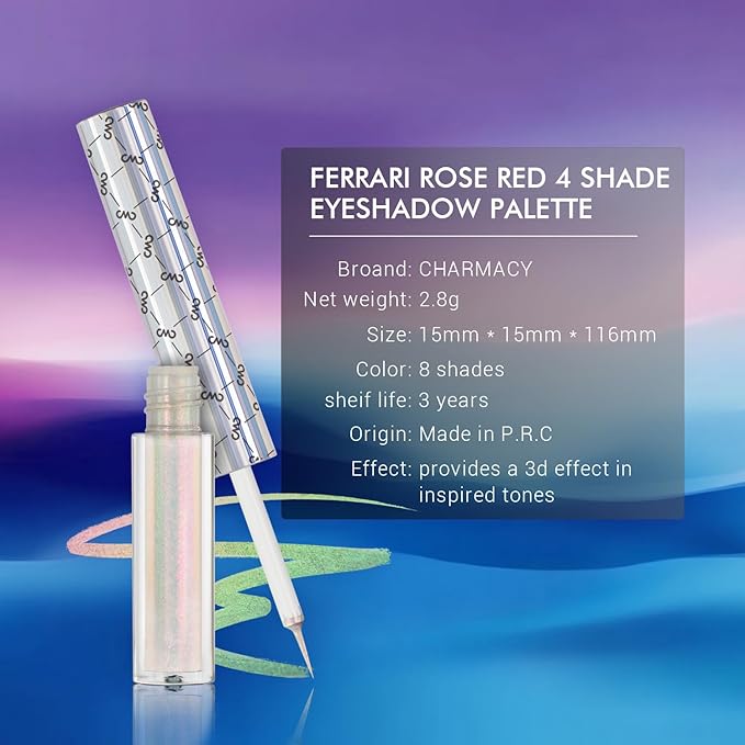 CHARMACY Chameleon Liquid Glitter Eyeliner, Highly Pigmented, Metallic Intense MultiColor Shifting waterproof Eyeliner, Ultra-Fine Tip, Longwearing, Smudge-proof,BROWN GOLD GREEN 901