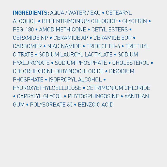 CeraVe Gentle Hydrating Conditioner, Hair Conditioner With Ceramides, Niacinamide & Hyaluronic Acid, Sulfate Free & Color Safe, Moisturizing Conditioner For All Hair & Scalp Types