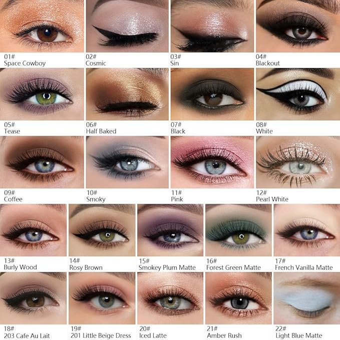 Kaely Pressed Single Eyeshadow Makeup, Rosy Brown Matte Highly Pigmented Monochrome Eye Shadow Palette, Waterproof Neutral Powde Mini Eyeshadow, sombras para ojos, Lightweight Blendable, 14