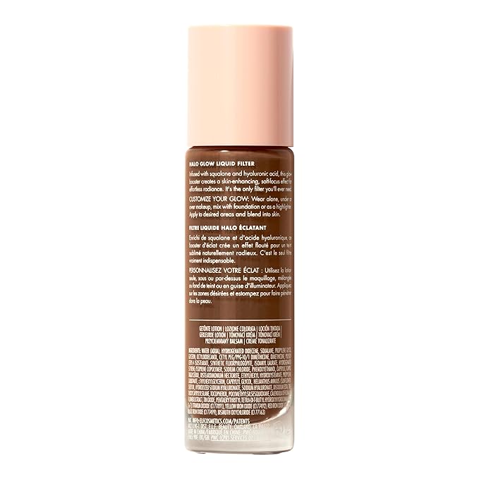 e.l.f. Halo Glow Liquid Filter, Complexion Booster For 8.5 Rich