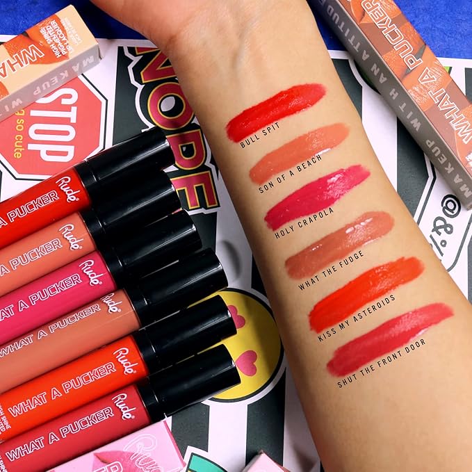 Rude - What A Pucker Lip Gloss - Holy Crapola