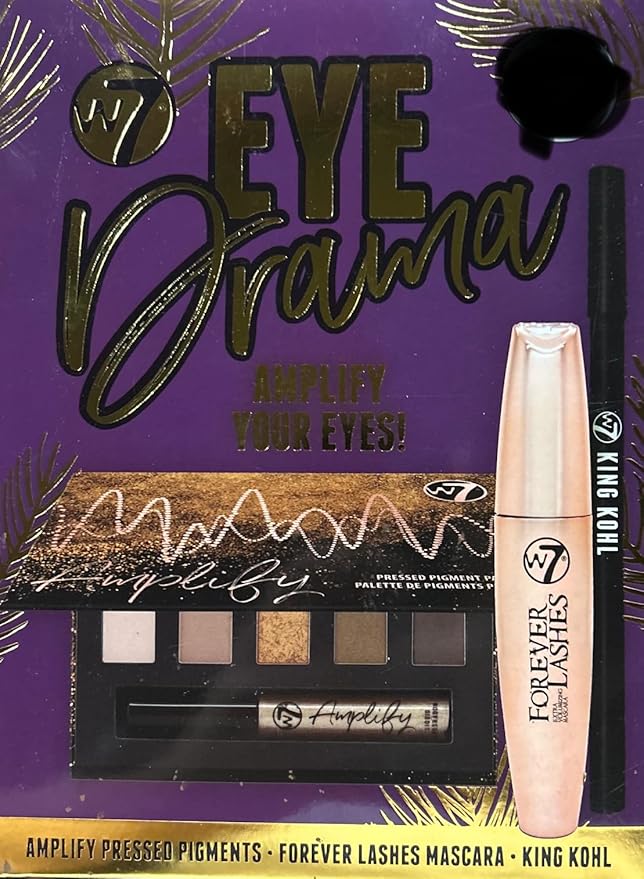 W7 Eye Drama, Amplify Your Eyes, 0.33 Ounce of 3)