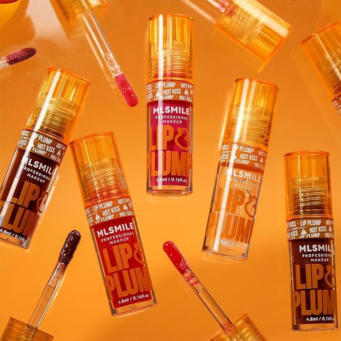 3 Colors Duck Lip Plumper Gloss, Glitter Shine Lip