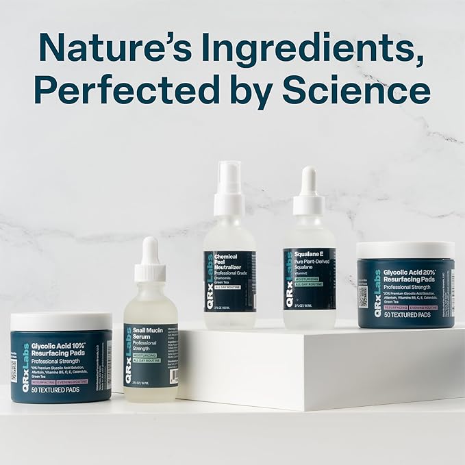 QRxLabs Niacinamide & Retinol Serum - 2 fl Oz - Niacinamide, Retinol & Arbutin - Anti-Aging Pore & Wrinkle Reducer - Fades Blemishes & Tightens Skin