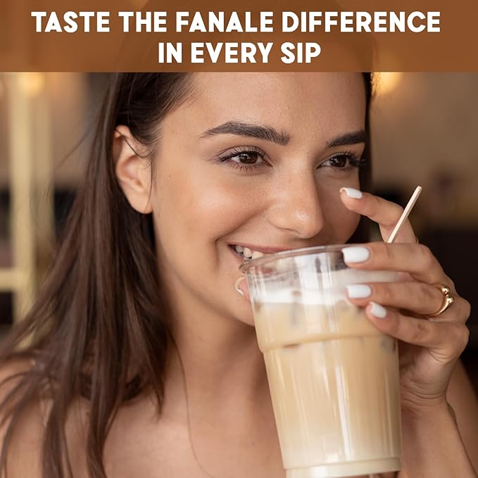Fanale Premium Okinawa Brown Sugar Milk Tea Flavoring Powder | Perfect for Baking, Smoothies, Desserts and Drinks | Instant Flavoring Powder for Boba Milk Tea - 2.2 lb 1kg | PWD285