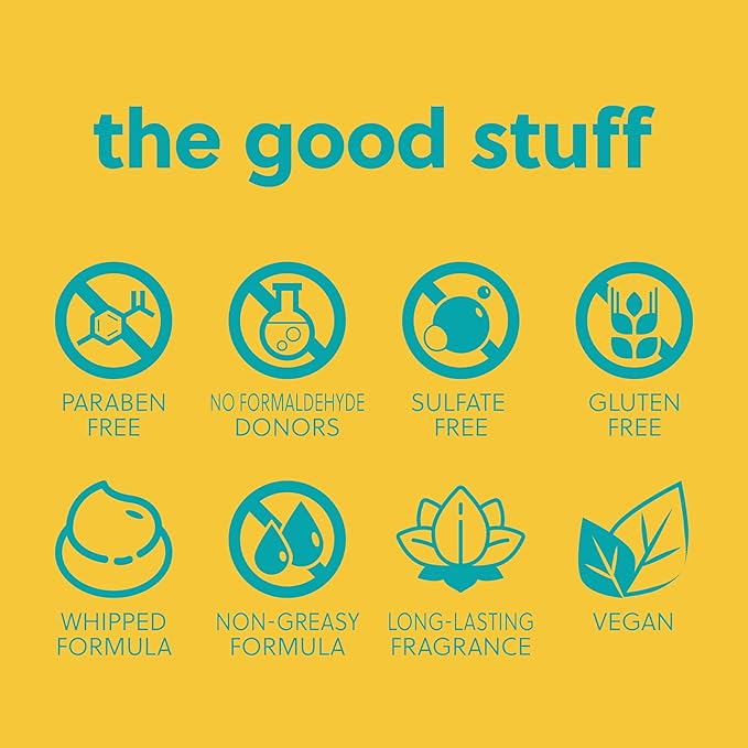 Tree Hut Tropic Glow Whipped Shea Body Butter, Long-Lasting Hydration for Soft, Smooth Skin, Lightweight Moisturizer, Holiday Gift & Stocking Stuffer, 8.4 fl oz