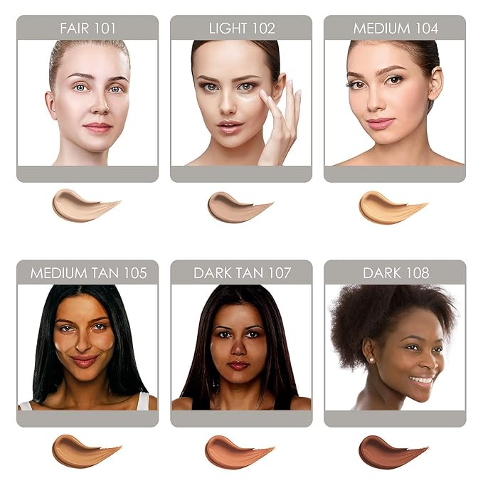 Bellaterra Cosmetics BB Cream β Tinted Moisturizer & Mineral Foundation Makeup, Fair 101 β Lightweight, Oil-Free, Buildable Coverage, Matte Finish, Anti-Aging Concealer, Clean Beauty, 1.69 oz